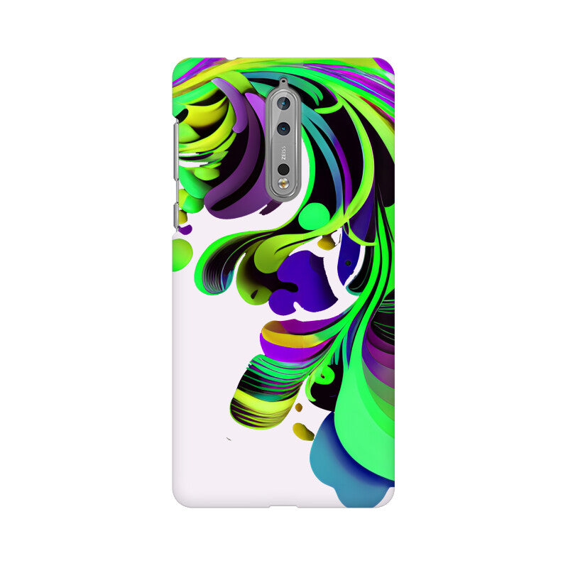 JOVIN-MV Nokia Sublimation Phone Case In White Floral All Models