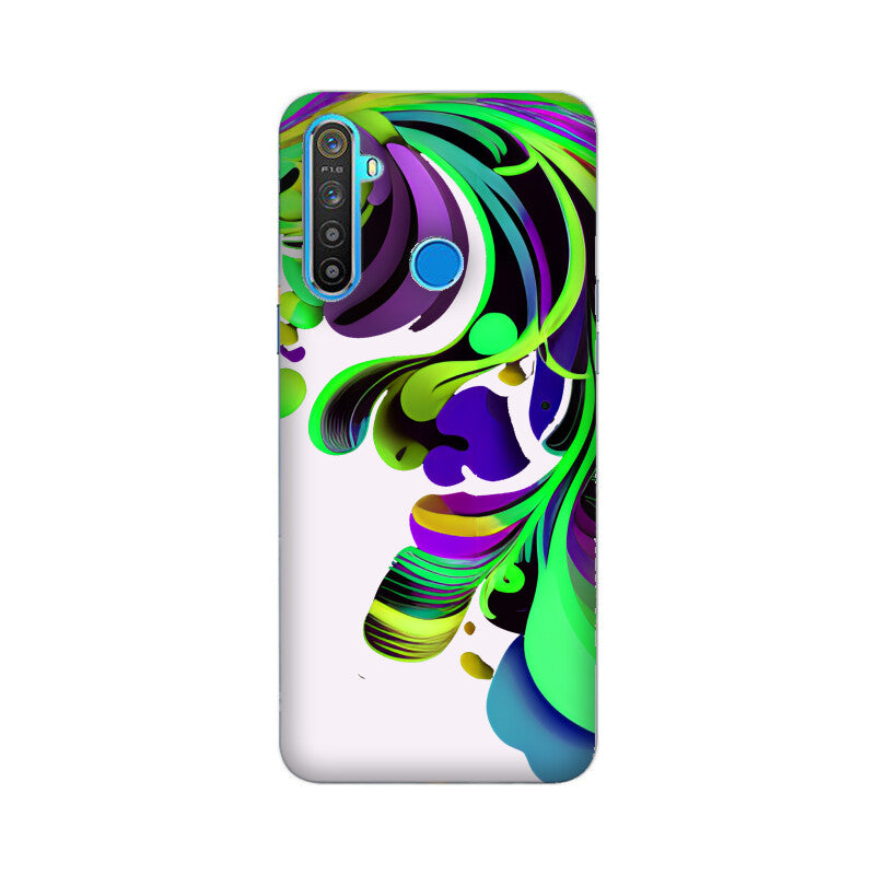 JOVIN-MV Realme Sublimation Phone Case In White Floral All Models