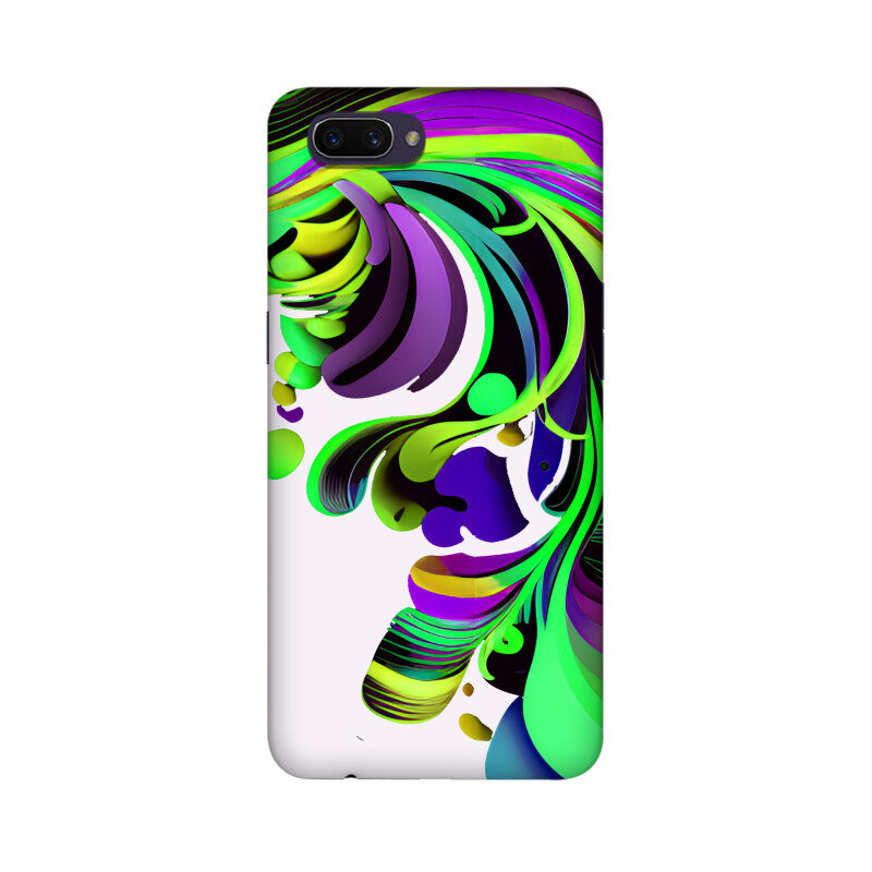 JOVIN-MV Realme Sublimation Phone Case In White Floral All Models