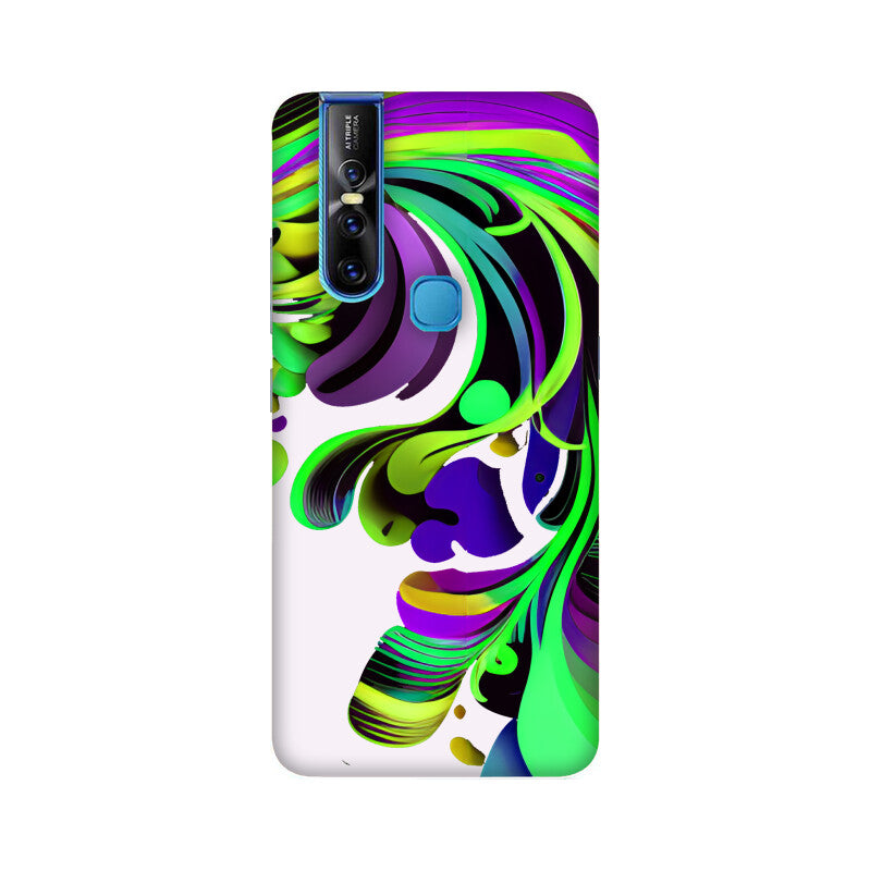 JOVIN-MV Vivo Sublimation Phone Case In White Floral All Models