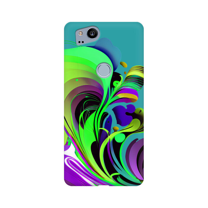 JOVIN-MV Google Pixel Sublimation Phone Case In Green Floral All Models