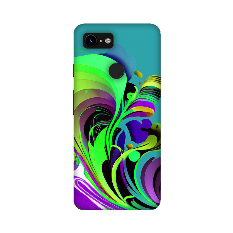 JOVIN-MV Google Pixel Sublimation Phone Case In Green Floral All Models