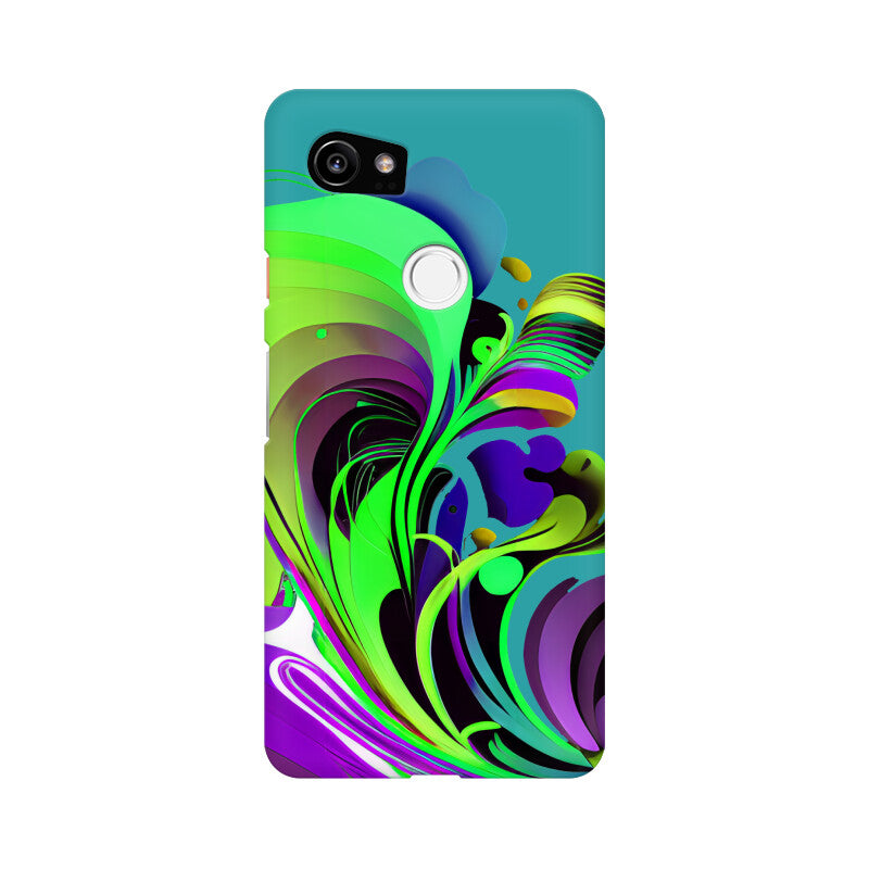 JOVIN-MV Google Pixel Sublimation Phone Case In Green Floral All Models