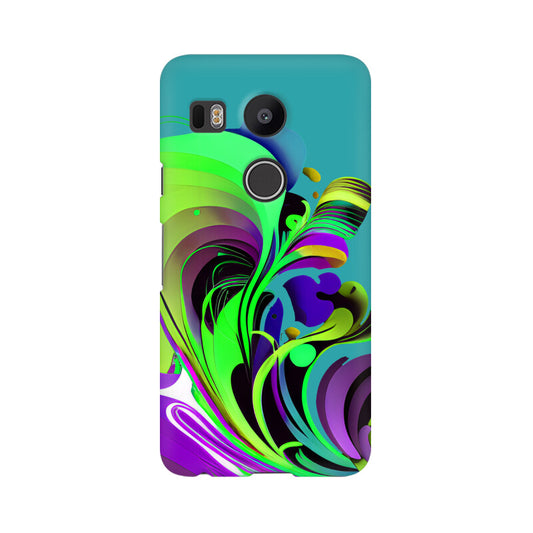 JOVIN-MV LG Sublimation Phone Case In Green Floral All Models
