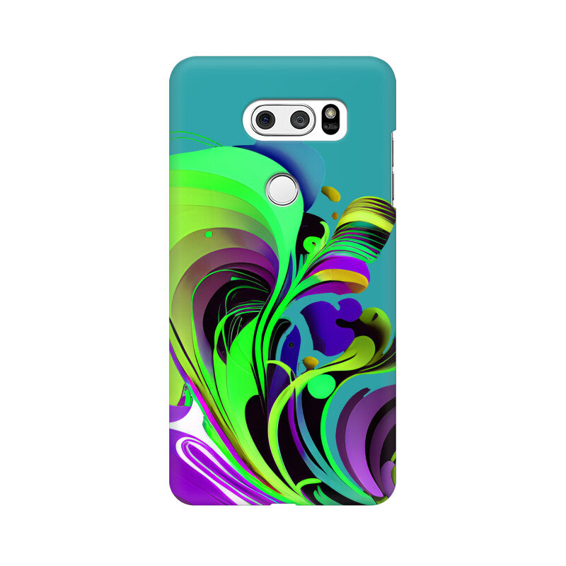 JOVIN-MV LG Sublimation Phone Case In Green Floral All Models