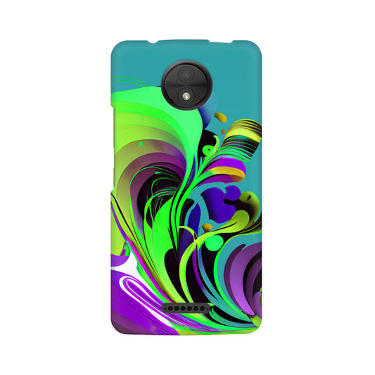 JOVIN-MV Moto Sublimation Phone Case In Green Floral All Models