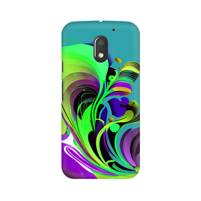 JOVIN-MV Moto Sublimation Phone Case In Green Floral All Models