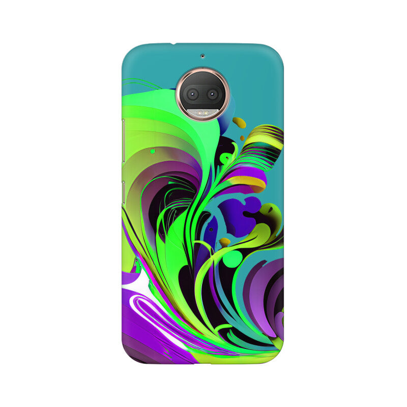 JOVIN-MV Moto Sublimation Phone Case In Green Floral All Models