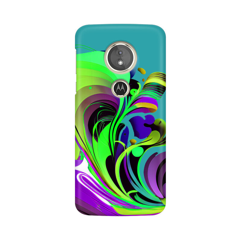 JOVIN-MV Moto Sublimation Phone Case In Green Floral All Models