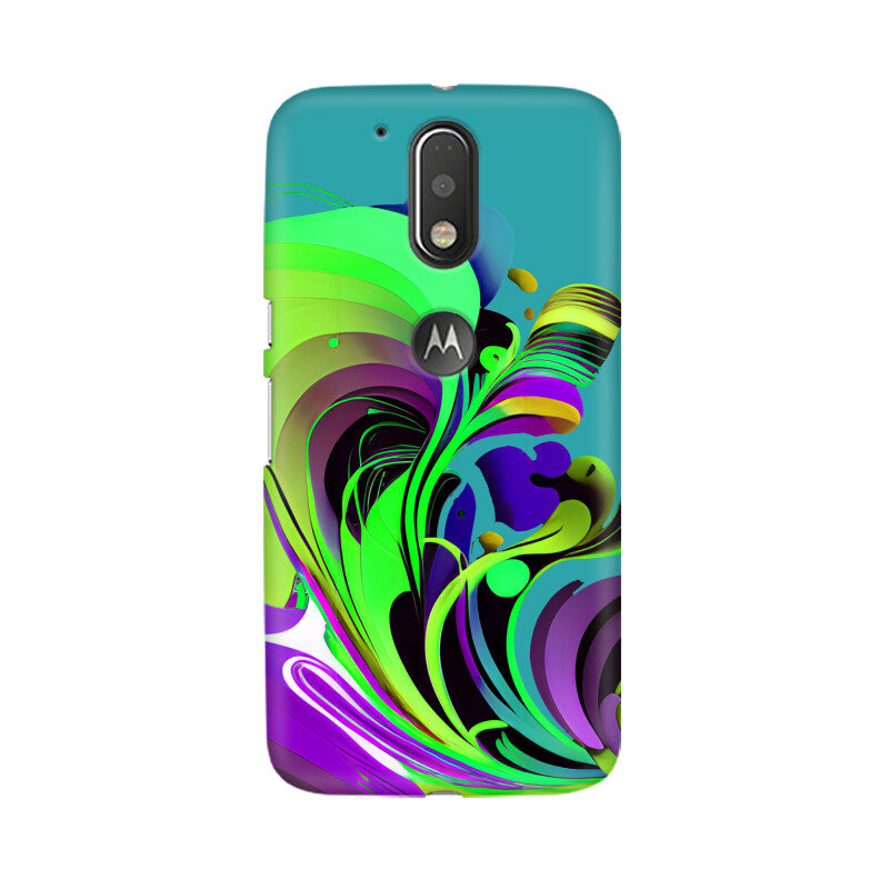 JOVIN-MV Moto Sublimation Phone Case In Green Floral All Models