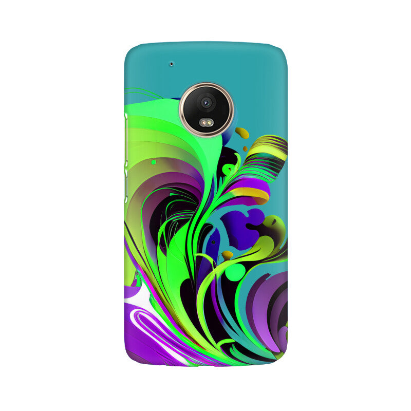 JOVIN-MV Moto Sublimation Phone Case In Green Floral All Models