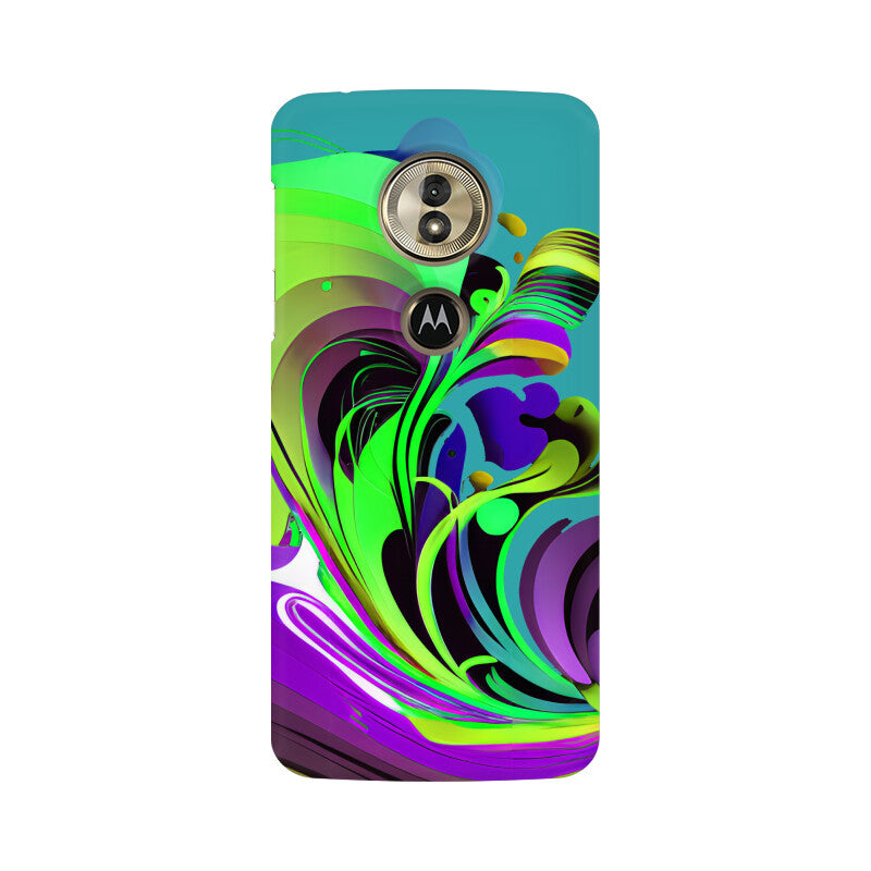 JOVIN-MV Moto Sublimation Phone Case In Green Floral All Models