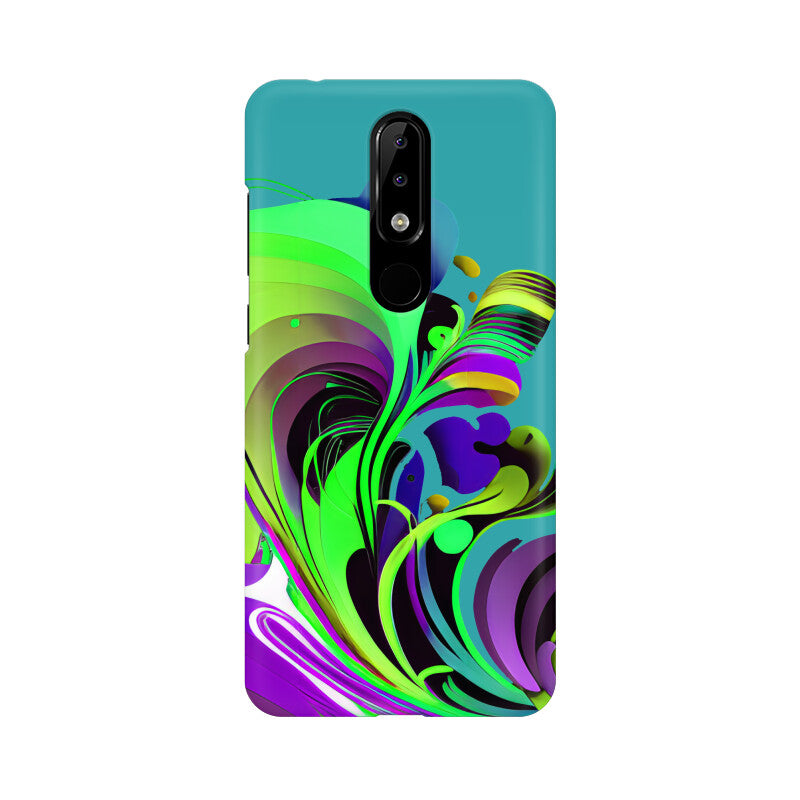 JOVIN-MV Nokia Sublimation Phone Case In Green Floral All Models