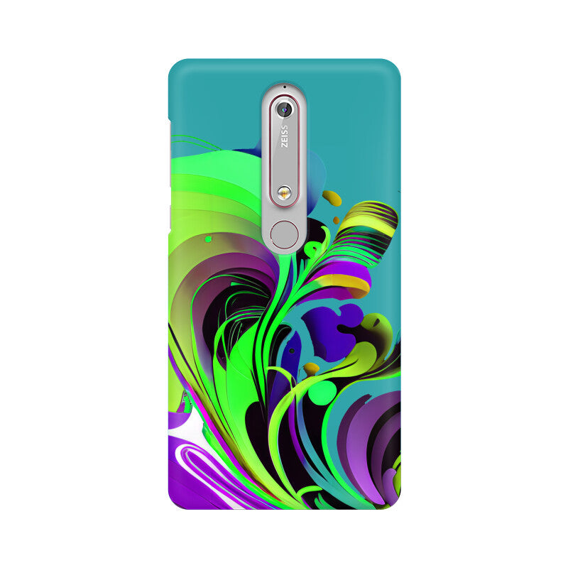 JOVIN-MV Nokia Sublimation Phone Case In Green Floral All Models