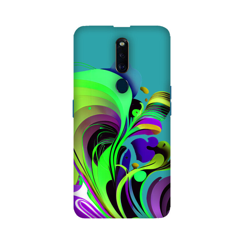 JOVIN-MV Oppo Sublimation Phone Case In Green Floral All Models