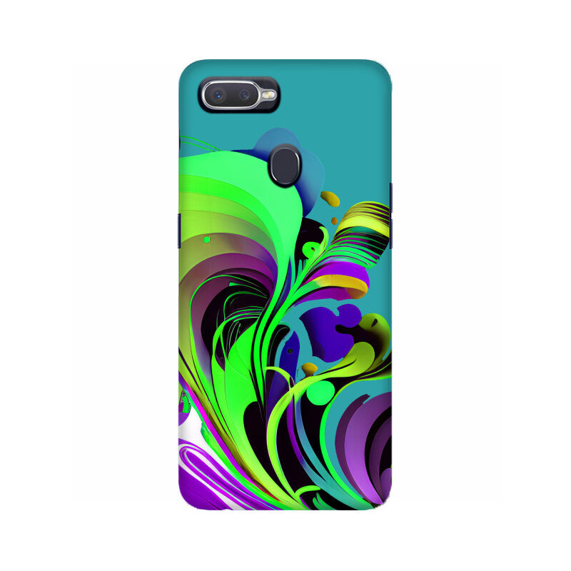 JOVIN-MV Realme Sublimation Phone Case In Green Floral All Models