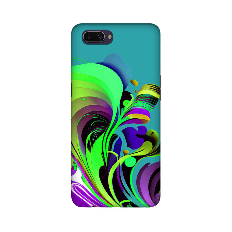 JOVIN-MV Realme Sublimation Phone Case In Green Floral All Models