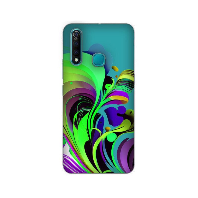 JOVIN-MV Vivo Sublimation Phone Case In Green Floral All Models