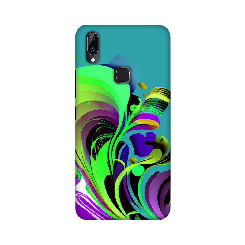 JOVIN-MV Vivo Sublimation Phone Case In Green Floral All Models