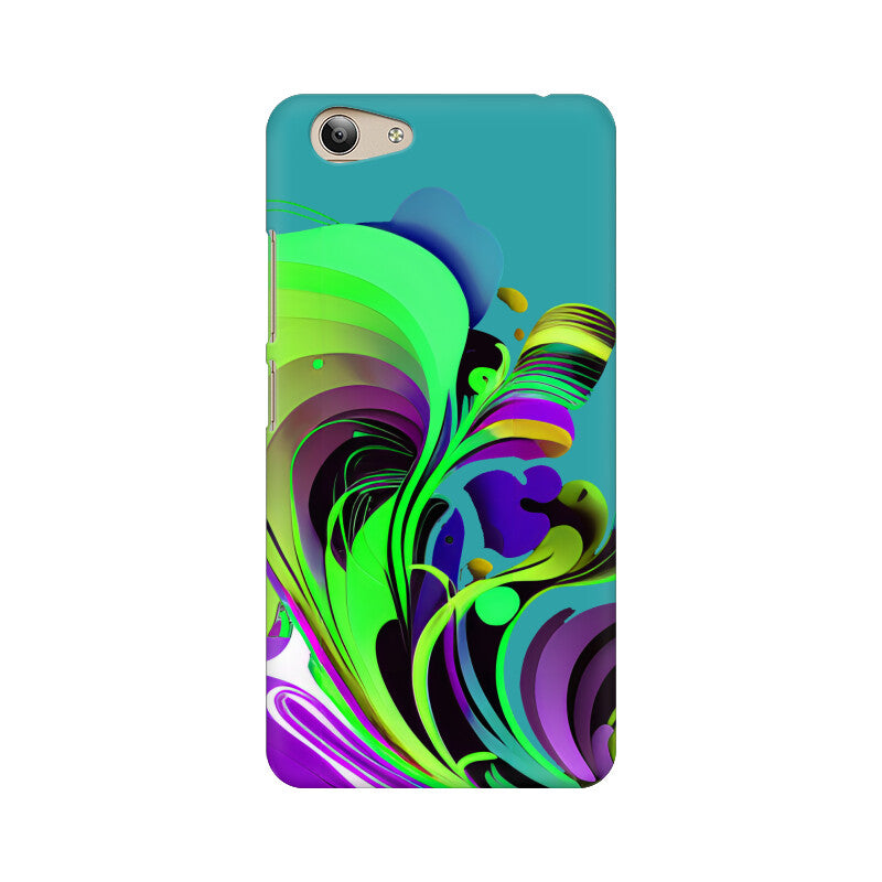 JOVIN-MV Vivo Sublimation Phone Case In Green Floral All Models