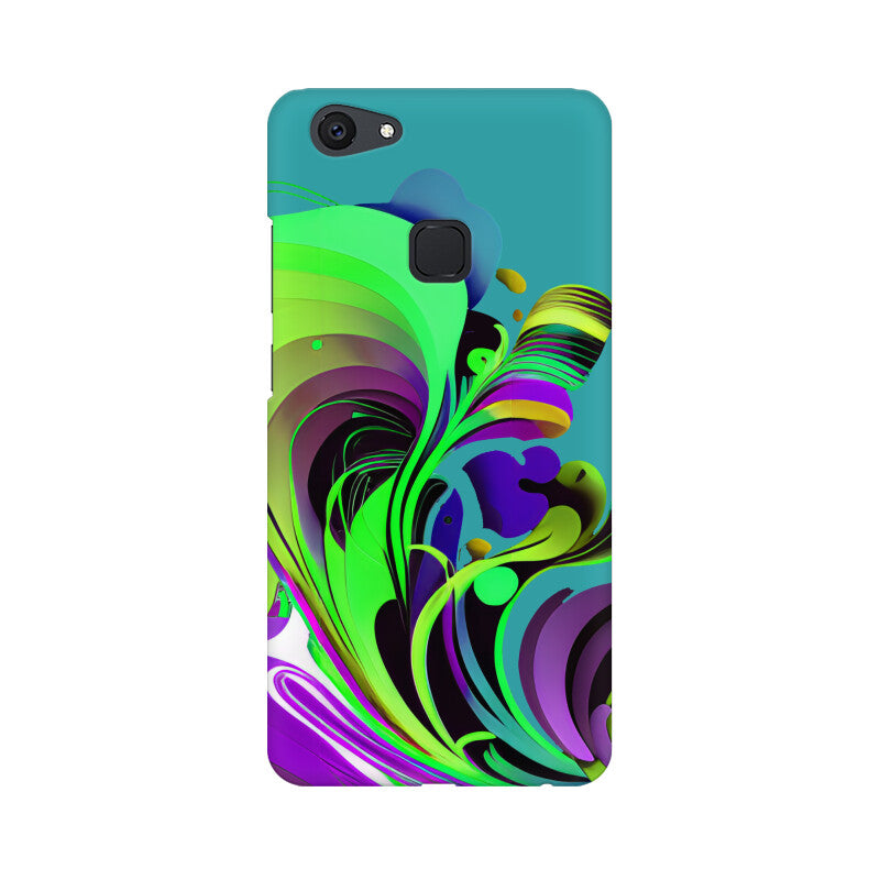 JOVIN-MV Vivo Sublimation Phone Case In Green Floral All Models