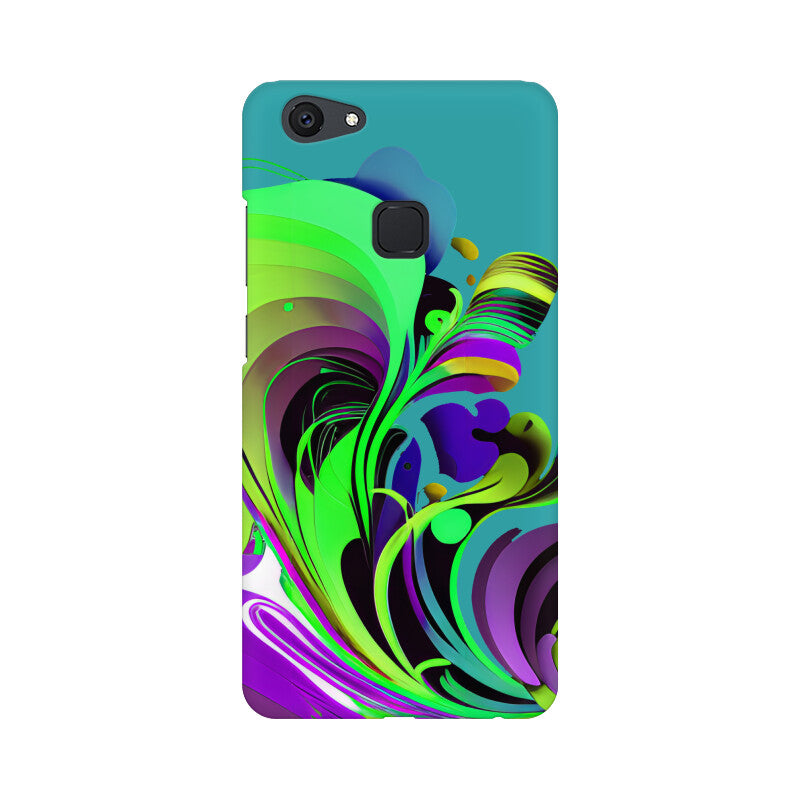 JOVIN-MV Vivo Sublimation Phone Case In Green Floral All Models