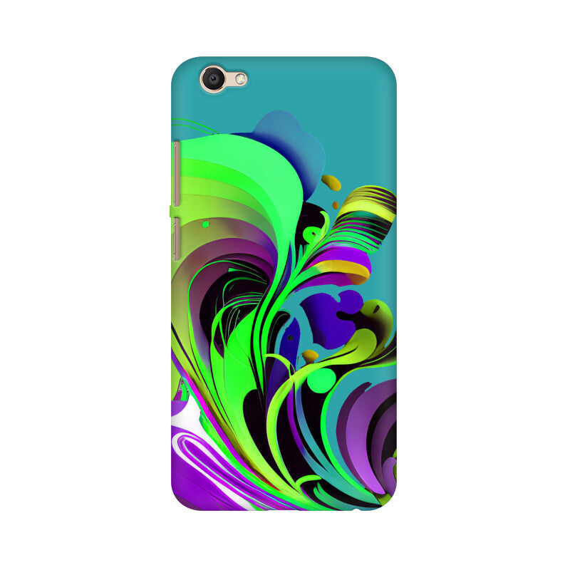 JOVIN-MV Vivo Sublimation Phone Case In Green Floral All Models