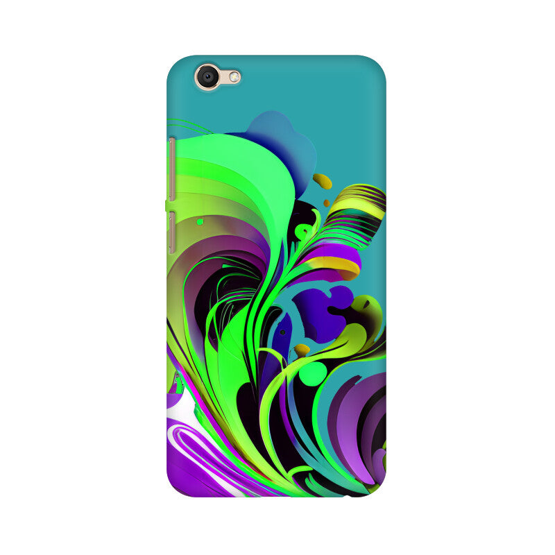 JOVIN-MV Vivo Sublimation Phone Case In Green Floral All Models