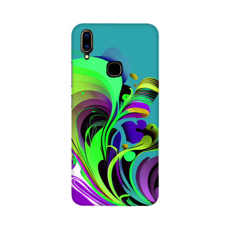 JOVIN-MV Vivo Sublimation Phone Case In Green Floral All Models