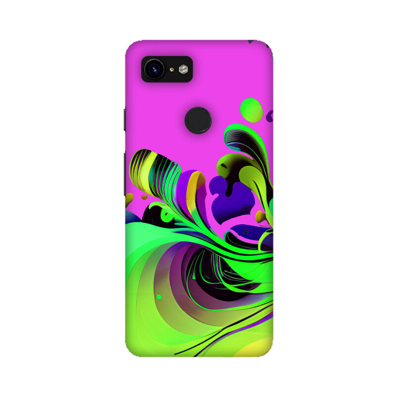 JOVIN-MV Google Pixel Sublimation Phone Case In Purple Floral All Models