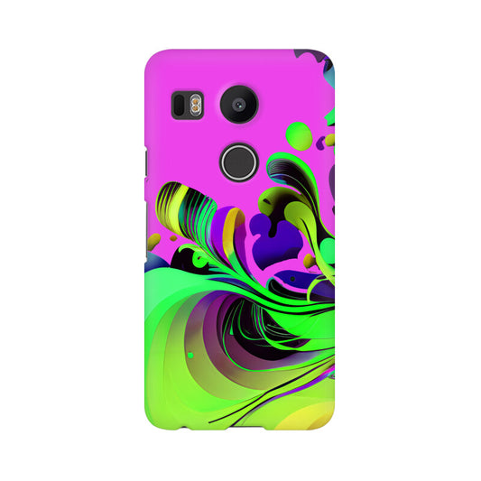 JOVIN-MV LG Sublimation Phone Case In Purple Floral All Models