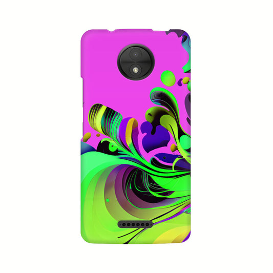 JOVIN-MV Moto Sublimation Phone Case In Purple Floral All Models