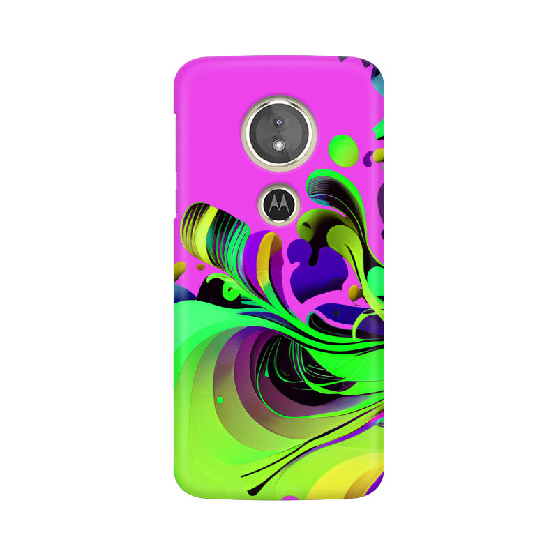 JOVIN-MV Moto Sublimation Phone Case In Purple Floral All Models