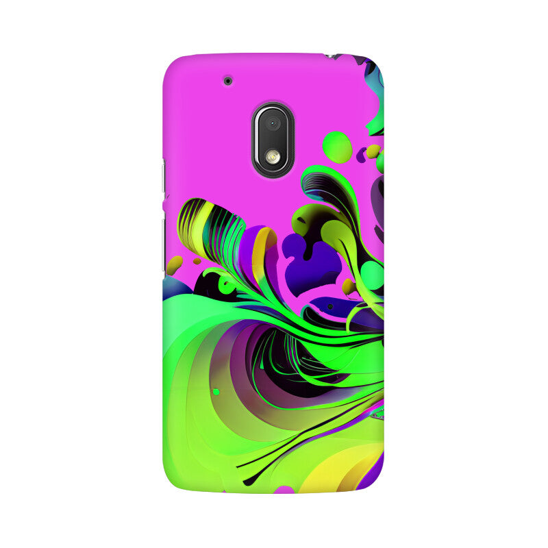 JOVIN-MV Moto Sublimation Phone Case In Purple Floral All Models