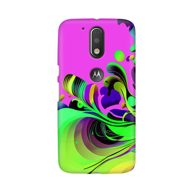 JOVIN-MV Moto Sublimation Phone Case In Purple Floral All Models