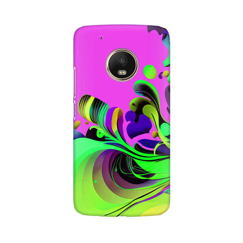 JOVIN-MV Moto Sublimation Phone Case In Purple Floral All Models