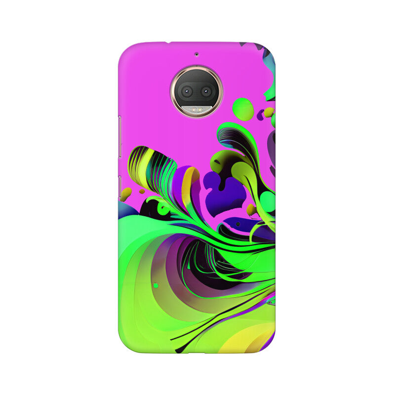 JOVIN-MV Moto Sublimation Phone Case In Purple Floral All Models