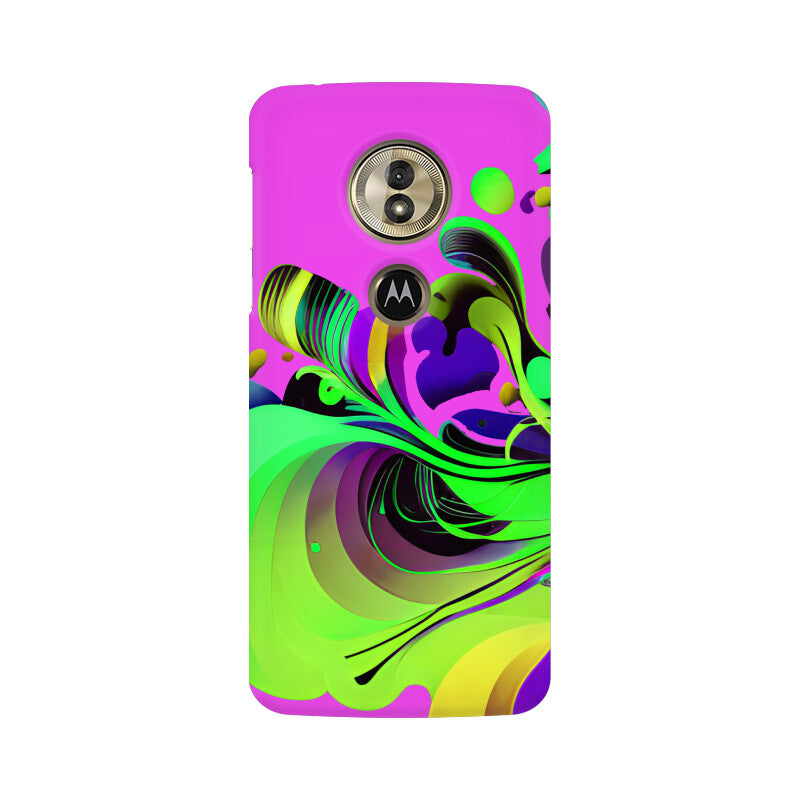 JOVIN-MV Moto Sublimation Phone Case In Purple Floral All Models