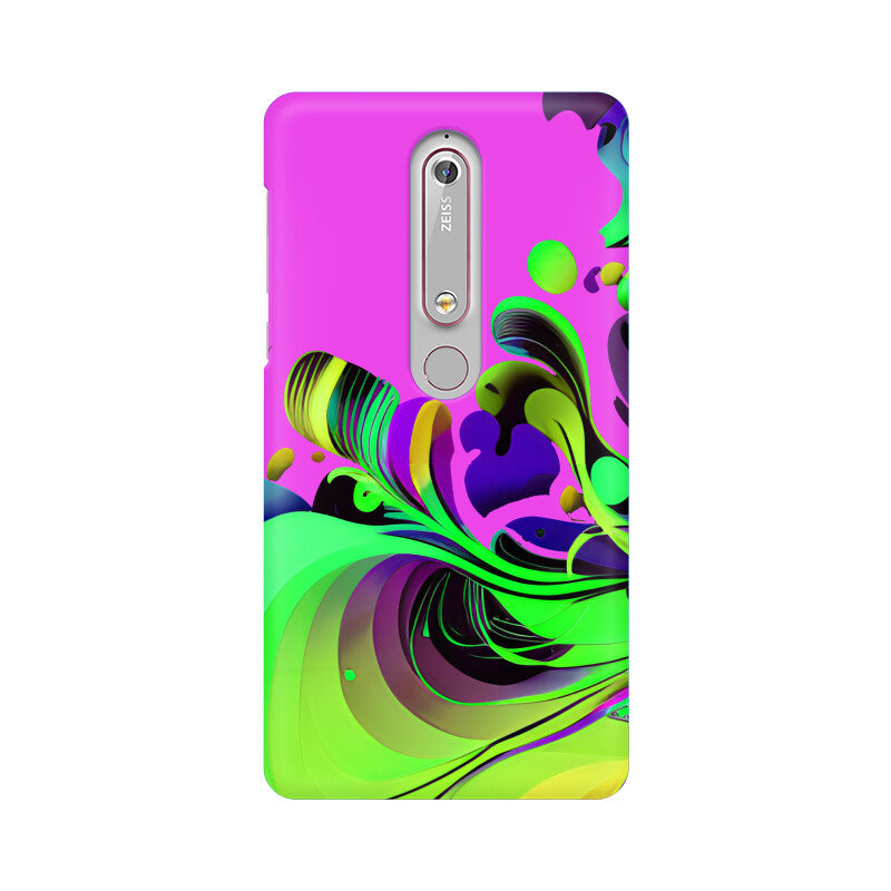 JOVIN-MV Nokia Sublimation Phone Case In Purple Floral All Models