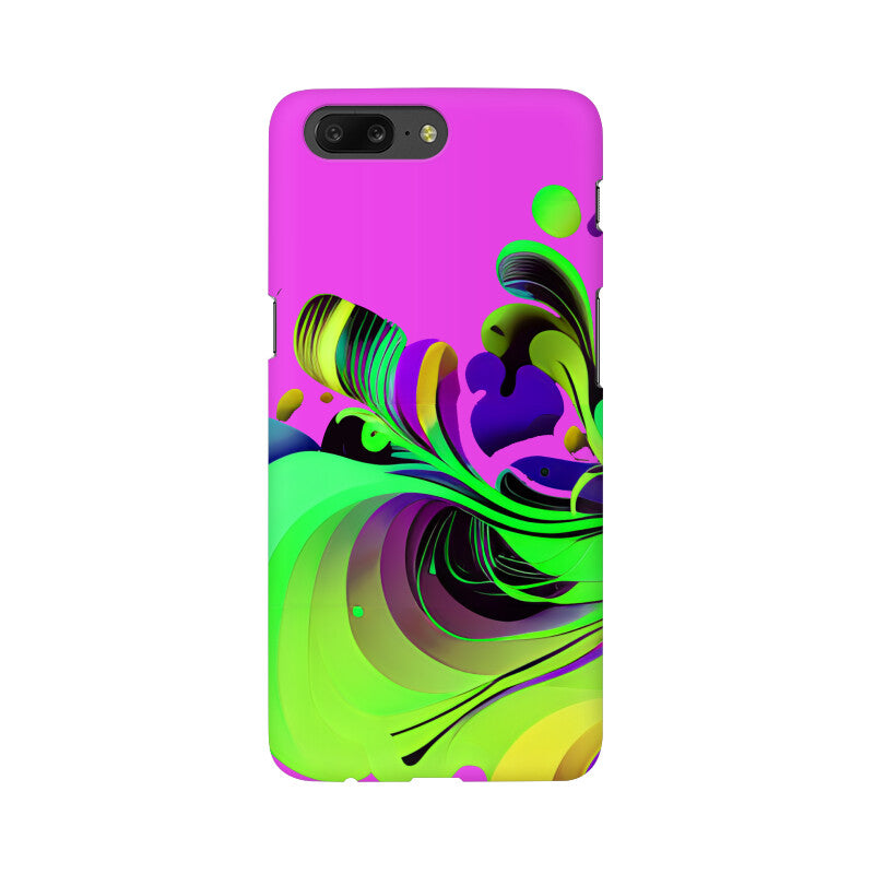 JOVIN-MV OnePlus Sublimation Phone Case In Purple Floral All Models