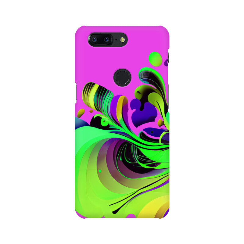 JOVIN-MV OnePlus Sublimation Phone Case In Purple Floral All Models