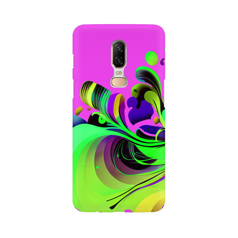 JOVIN-MV OnePlus Sublimation Phone Case In Purple Floral All Models