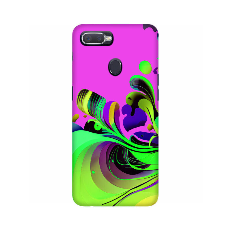 JOVIN-MV Realme Sublimation Phone Case In Purple Floral All Models