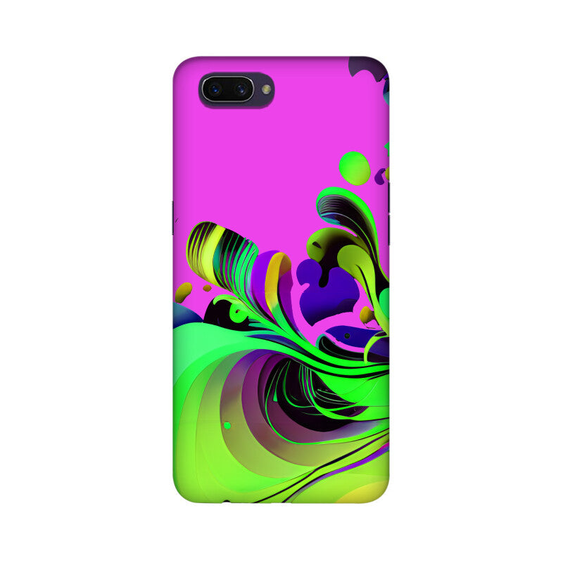 JOVIN-MV Realme Sublimation Phone Case In Purple Floral All Models