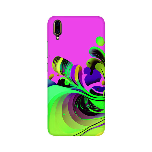 JOVIN-MV Vivo Sublimation Phone Case In Purple Floral All Models