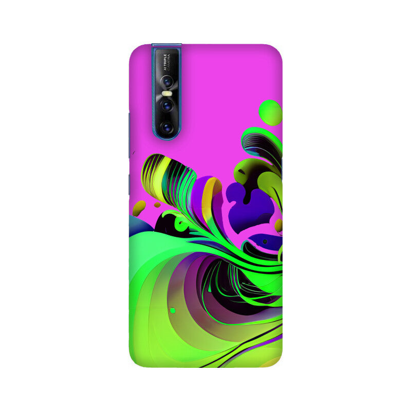 JOVIN-MV Vivo Sublimation Phone Case In Purple Floral All Models