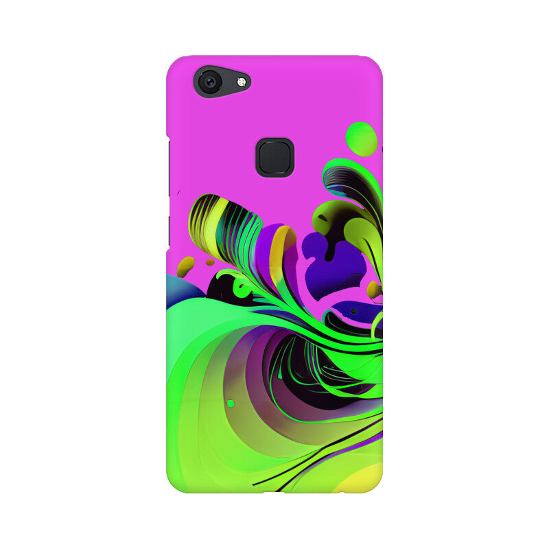 JOVIN-MV Vivo Sublimation Phone Case In Purple Floral All Models