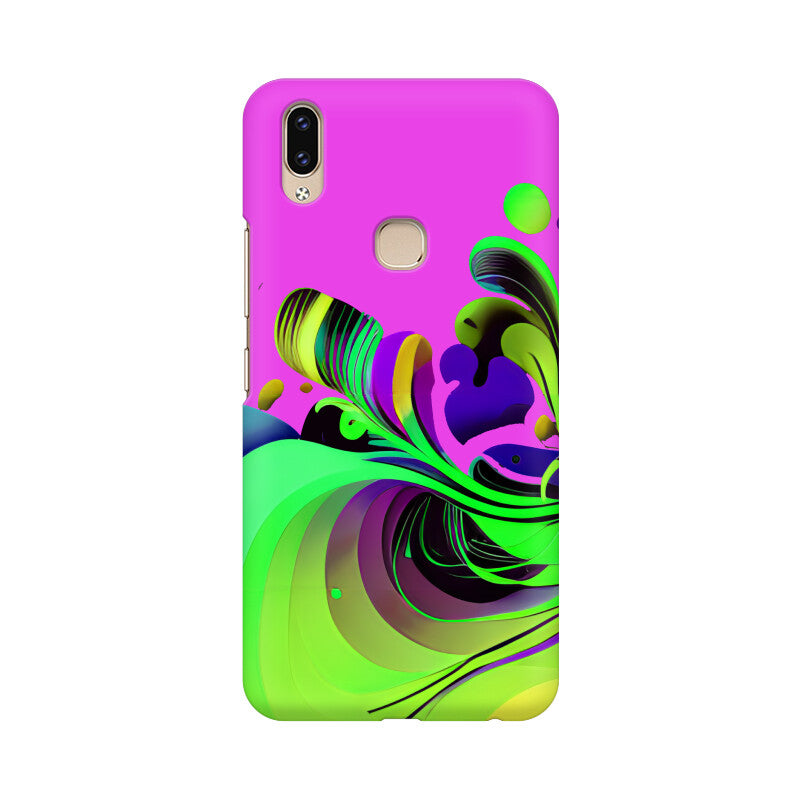 JOVIN-MV Vivo Sublimation Phone Case In Purple Floral All Models