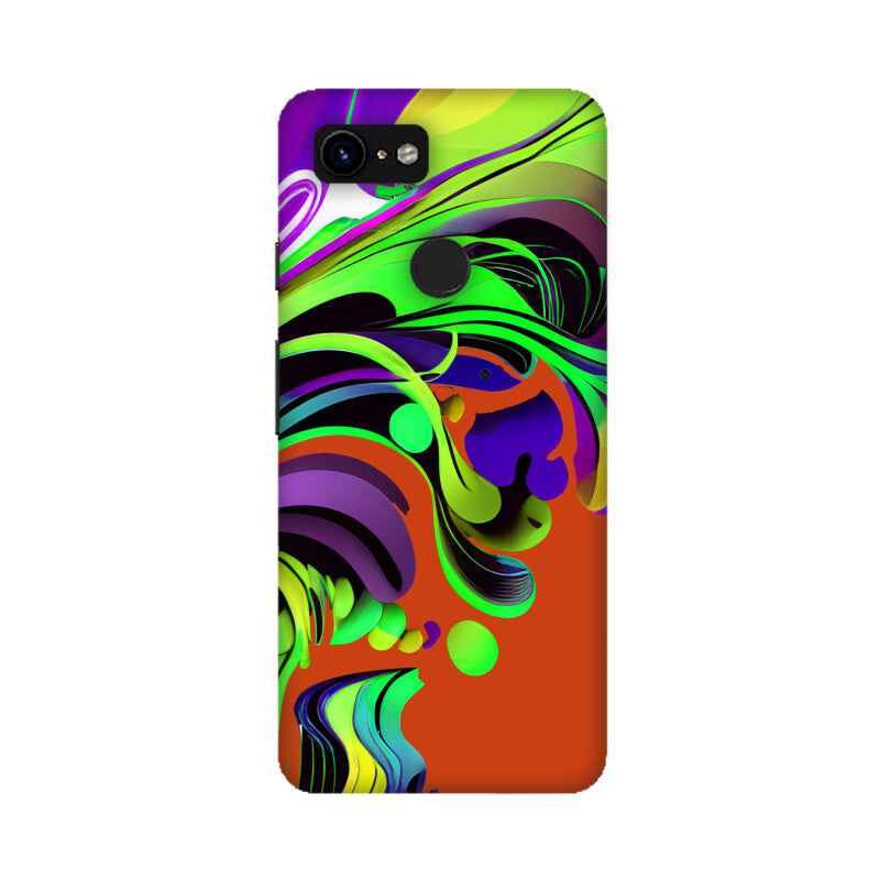 JOVIN-MV Google Pixel Sublimation Phone Case In Orange Floral All Models