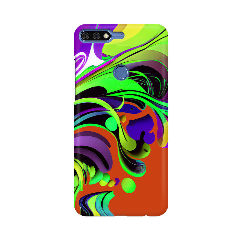 JOVIN-MV Huawei Sublimation Phone Case In Orange Floral All Models